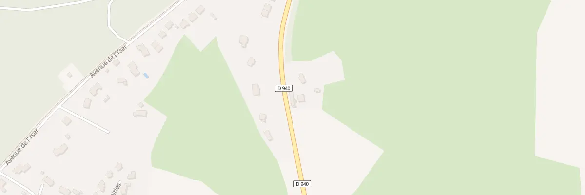 Plan du 3 Cd 940 à Condette