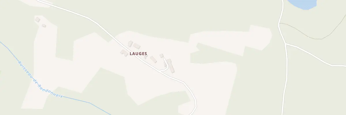 Plan du 5240 Lauges à Saint-Pierre-Chérignat