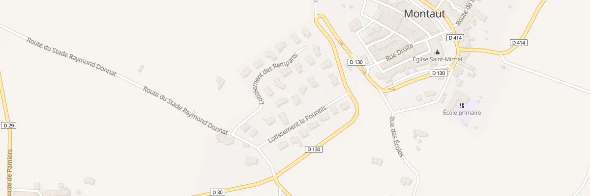 Plan du 9 Lot Communal Le Pountils à Montaut