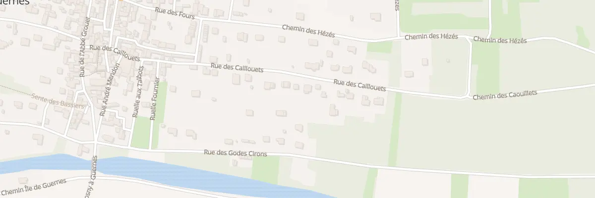 Plan du 38 Rue des Caillouets à Guernes