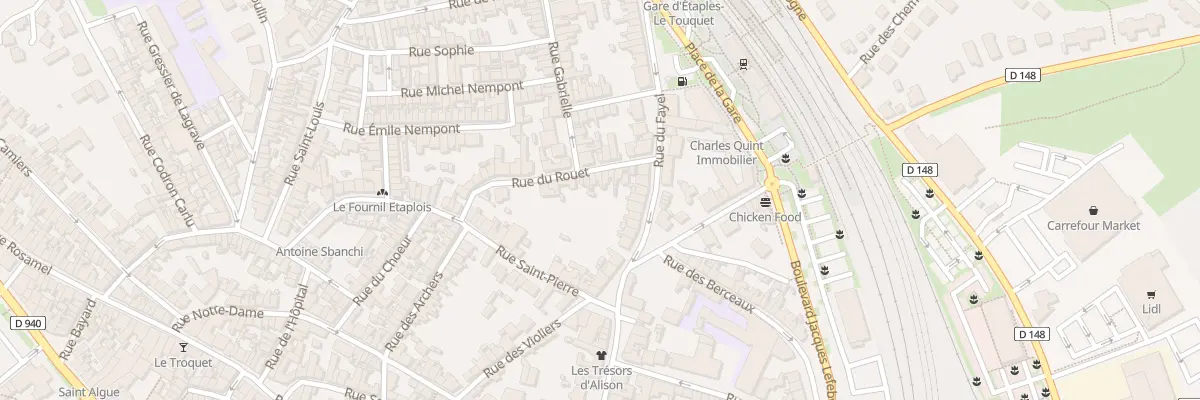 Plan du 5 Rue du Fayel à Étaples