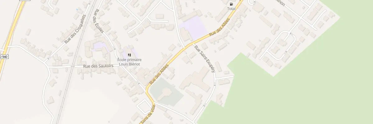 Plan du 22 Rue des Allées à Neufchâtel-Hardelot