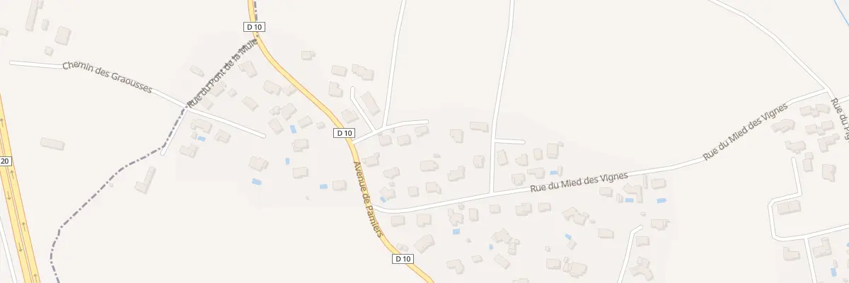 Plan du 6 Rue des Ormeaux à Verniolle
