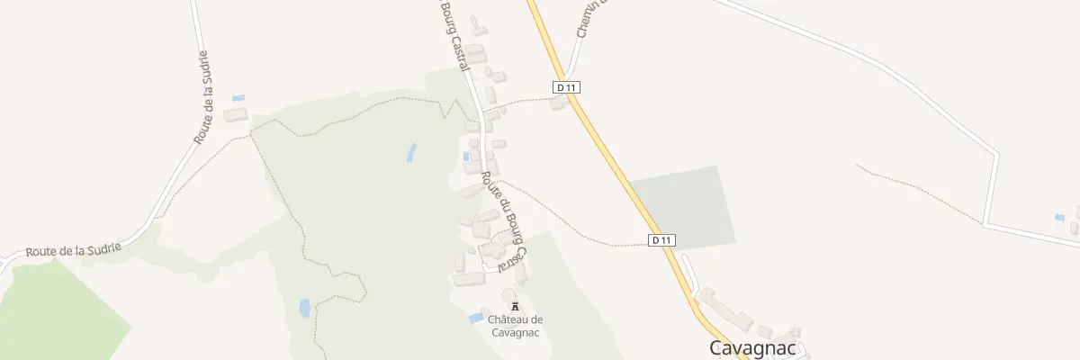 Plan du 45 Le Village à Cavagnac