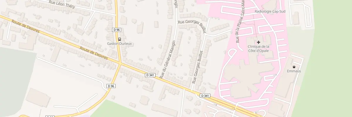 Plan du 75 Rue du General Mangin à Saint-Martin-Boulogne