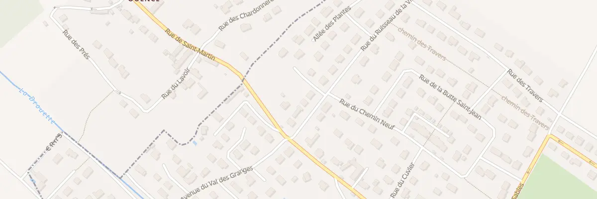 Plan du 5 Rue du Ruisseau de la Vienne à Hanches