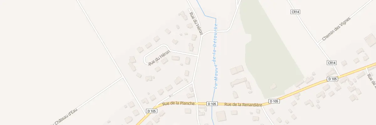 Plan du 209 Rue du Héron à Baccon