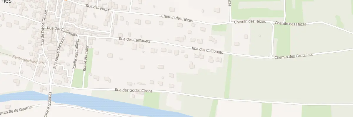 Plan du 40 Rue des Caillouets à Guernes