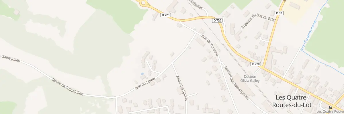 Plan du 6 Rue du stade au Vignon-en-Quercy
