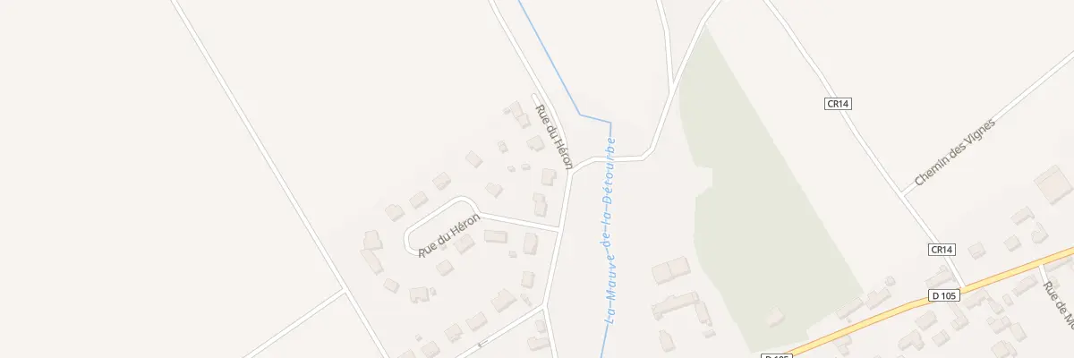 Plan du 581 Rue du Héron à Baccon