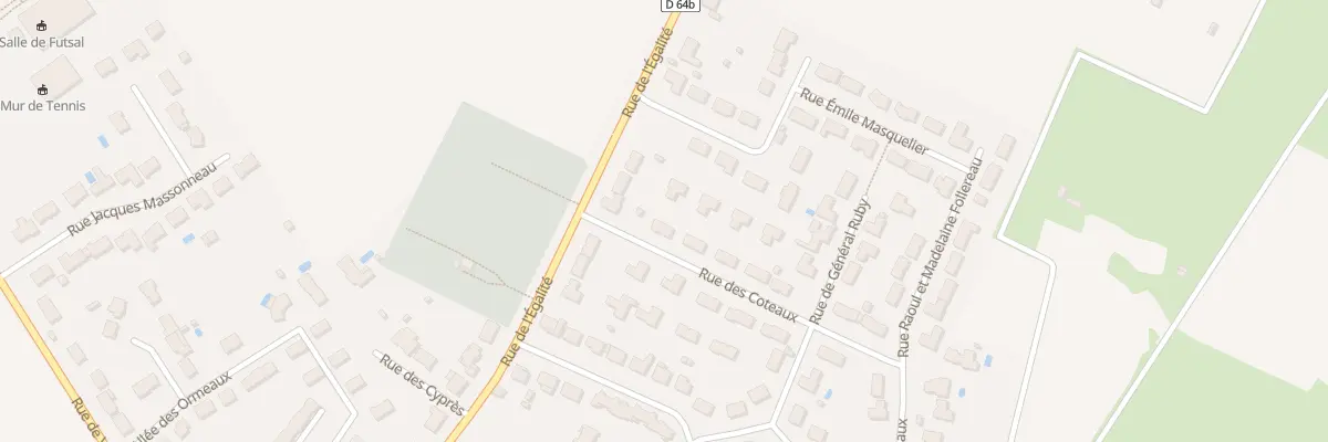 Plan du 50 Rue des Côteaux à Saint-Maur