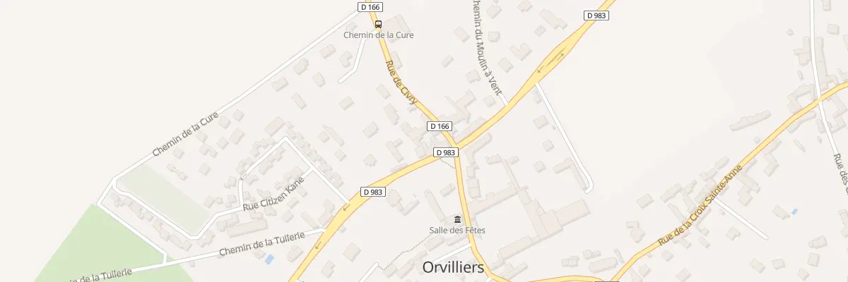 Plan du 27 Rte Blanche à Orvilliers