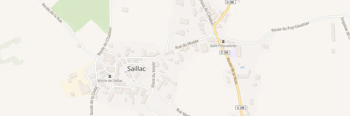 Plan du 252 Rue du Musée à Saillac