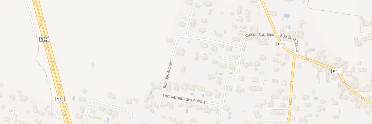 Plan du 13 Rue de Sourives à Verniolle