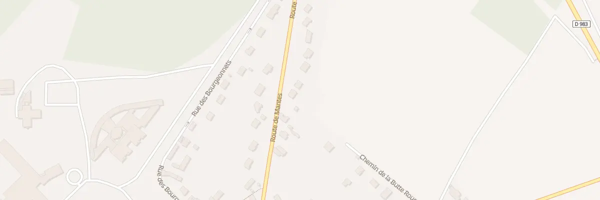 Plan du 36B Rte de Mantes à Richebourg
