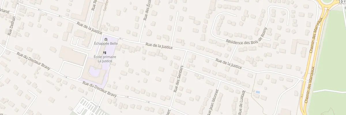 Plan du 50 Rue de la Justice à Rosny-sur-Seine