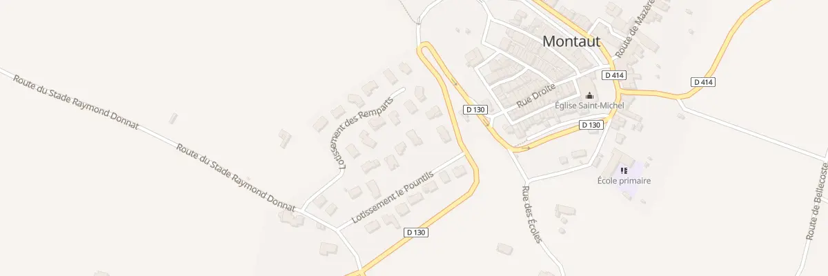 Plan du 11 Lot Communal Le Pountils à Montaut