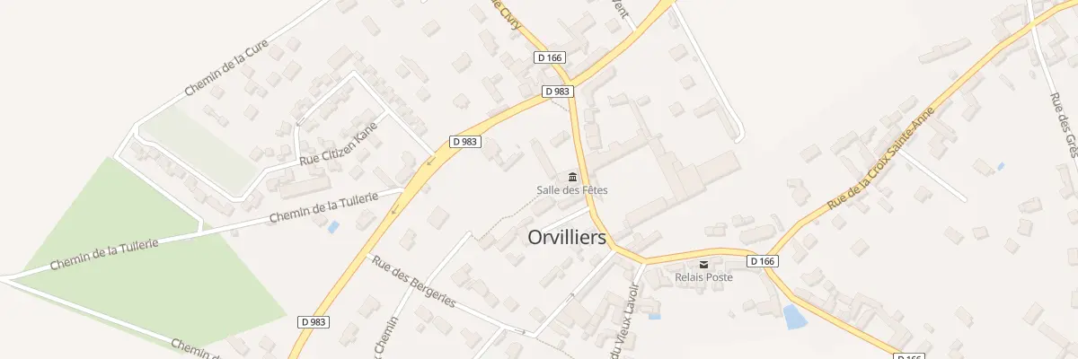 Plan du 4E Rue du Pre Saint Martin à Orvilliers