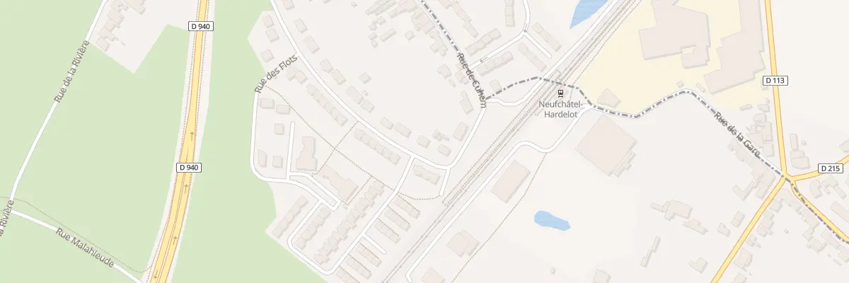 Plan du 22 Rue de Bronne à Neufchâtel-Hardelot
