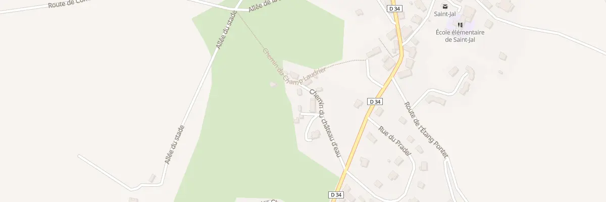 Plan du 5232 La Sudrie à Saint-Jal