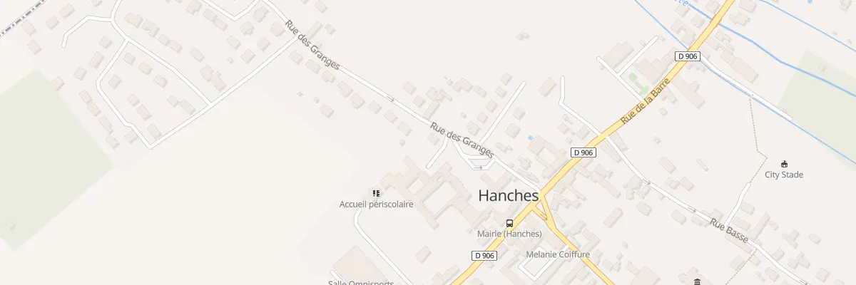 Plan du 15 Rue des Granges à Hanches