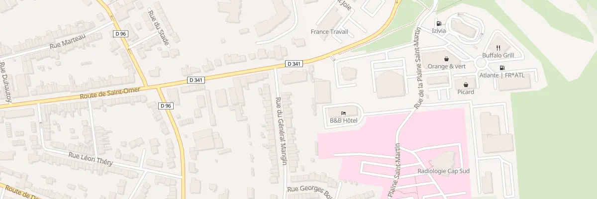 Plan du 11 Rue du General Mangin à Saint-Martin-Boulogne