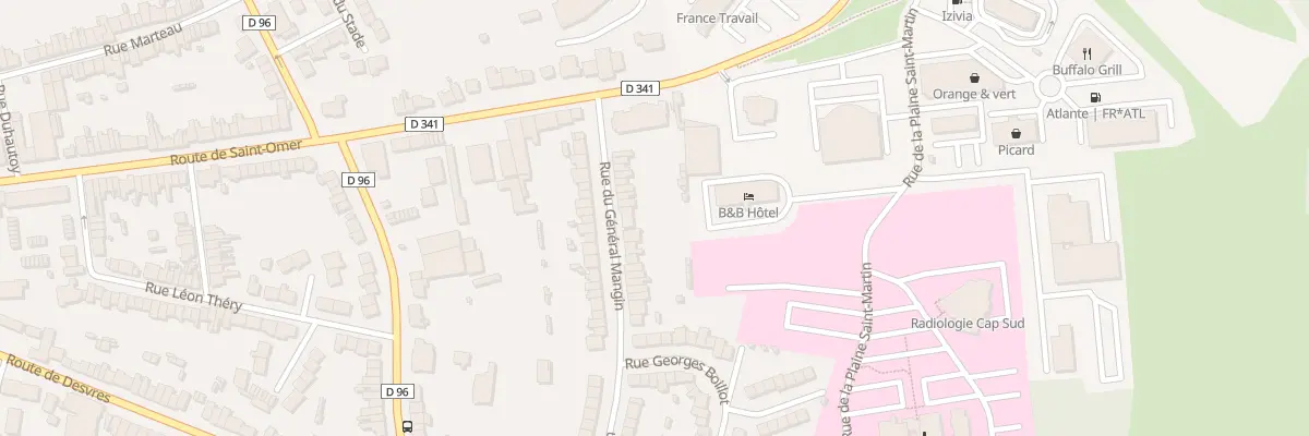 Plan du 23 Rue du General Mangin à Saint-Martin-Boulogne