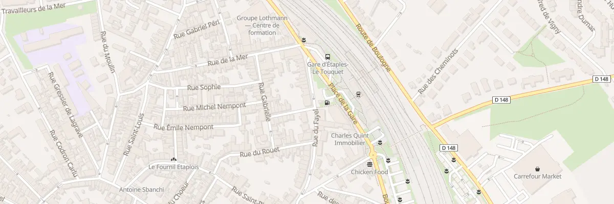 Plan du 27 Rue du Fayel à Étaples