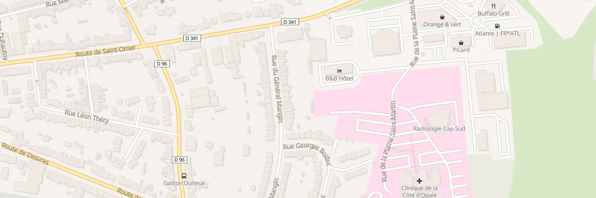 Plan du 29 Rue du General Mangin à Saint-Martin-Boulogne