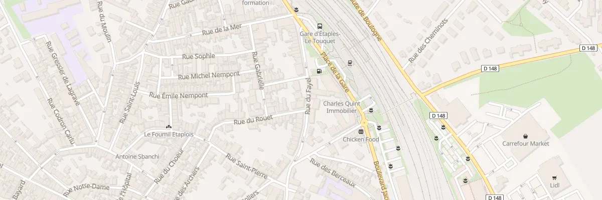 Plan du 21 Rue du Fayel à Étaples