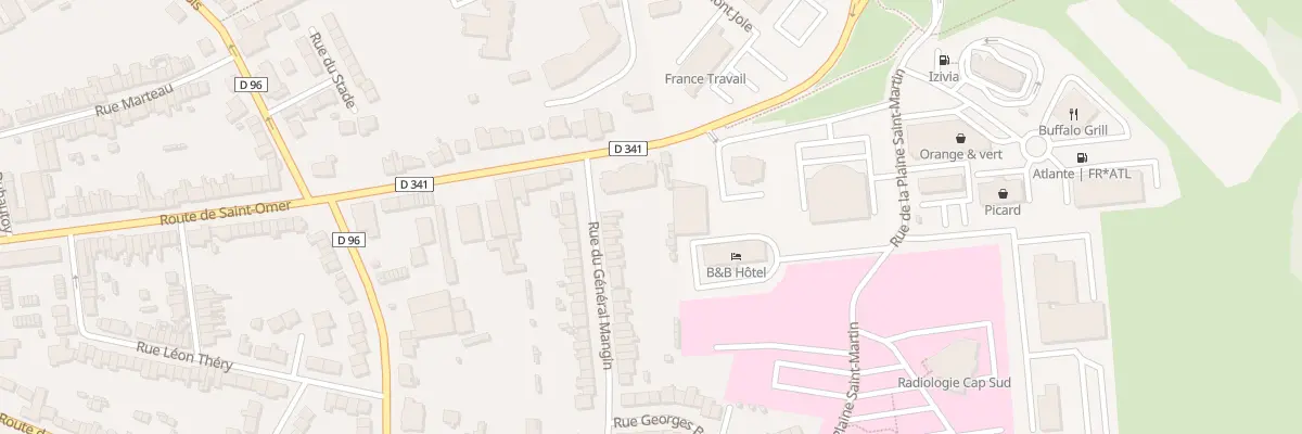 Plan du 7 Rue du General Mangin à Saint-Martin-Boulogne