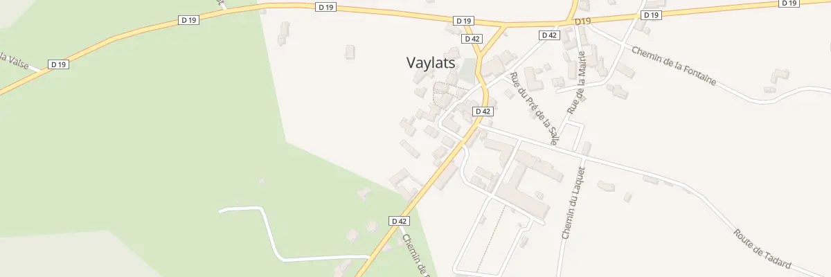Plan du 17 Rue du Château à Vaylats