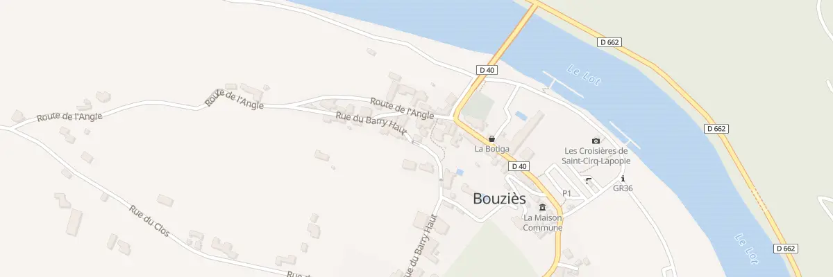 Plan du 5056 Le Bourg à Bouziès