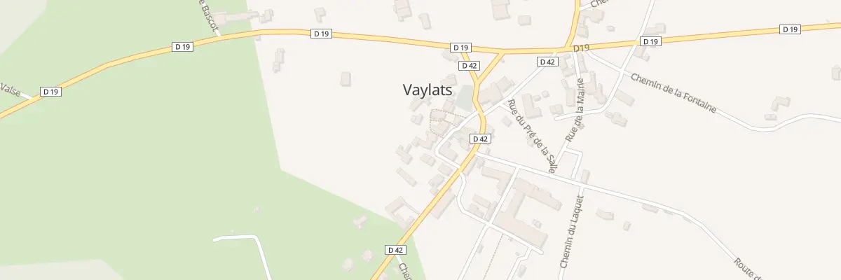 Plan du 51 Rue du Château à Vaylats