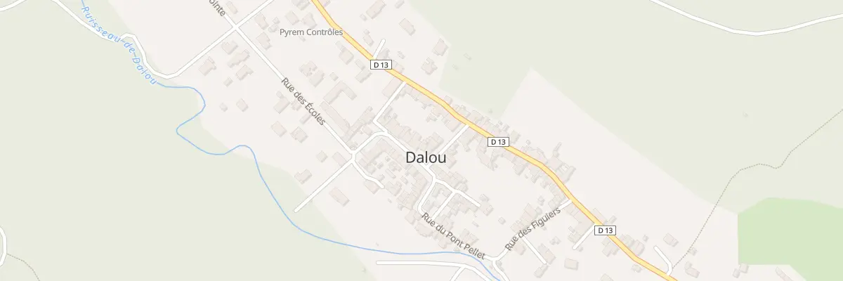 Plan du 6 Gpl Grand Place à Dalou