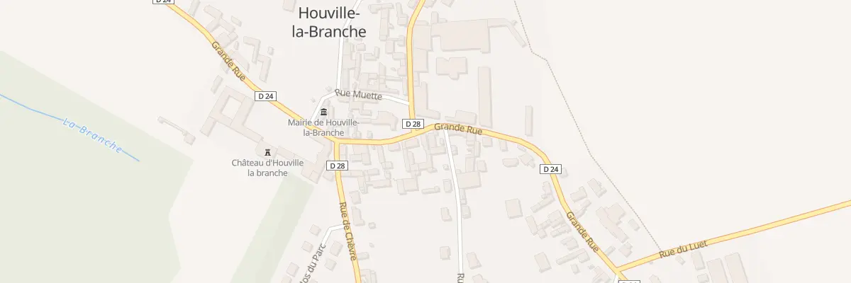 Plan du 30 Rue Grande Rue à Houville-la-Branche