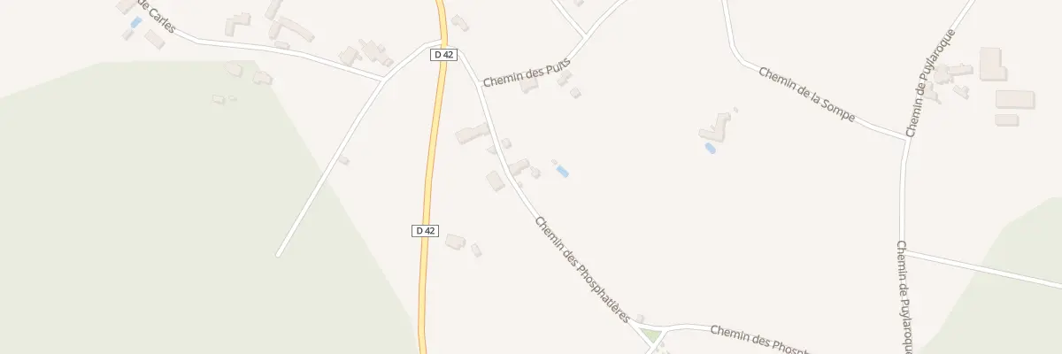 Plan du 5151 Mas de Vinagrou Sud à Concots