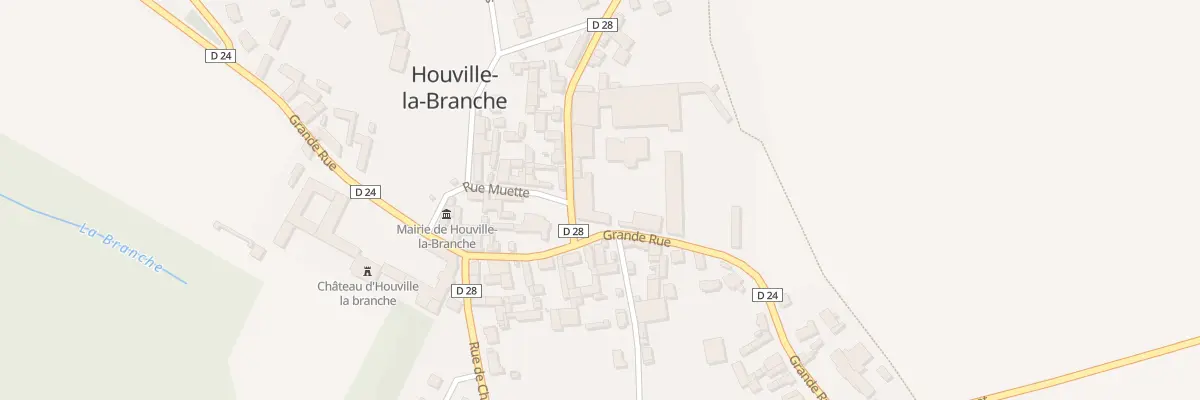 Plan du 2 Rue de Breez à Houville-la-Branche