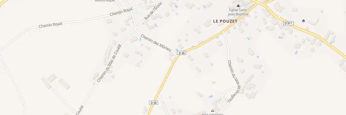 Plan du 5127 Le Pouzet à Concots
