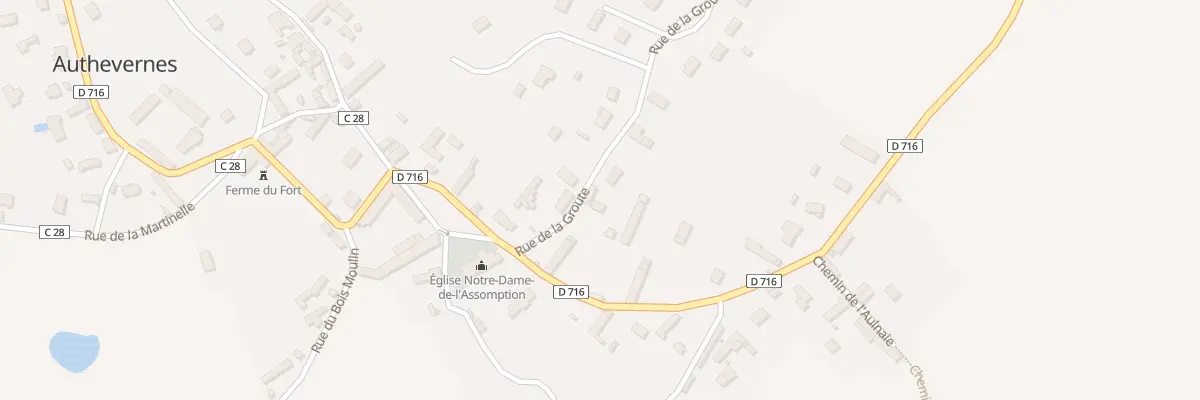 Plan du 6A Rue de la Groute à Authevernes