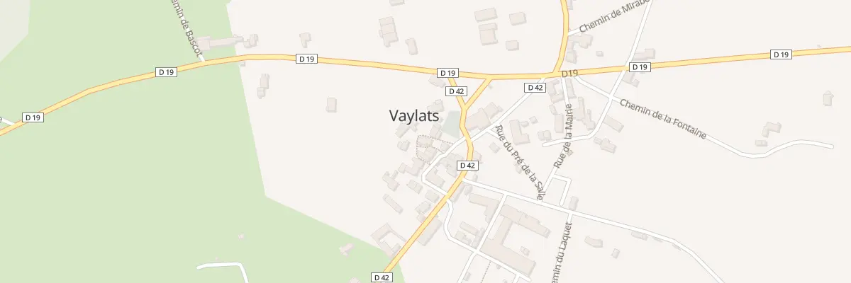 Plan du 16 Tra de la Forge à Vaylats