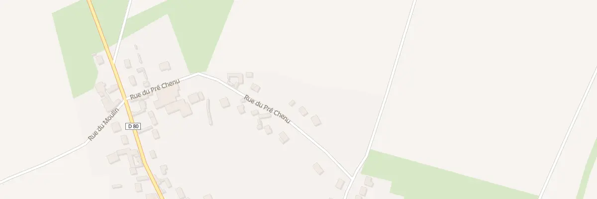 Plan du 5 Rue du Pré Chenu à Franleu