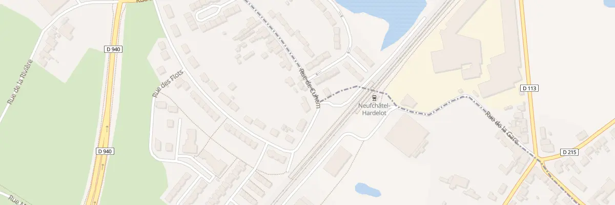 Plan du 23 Rue de Cuhem à Neufchâtel-Hardelot