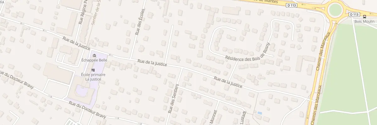 Plan du 37 Rue de la Justice à Rosny-sur-Seine