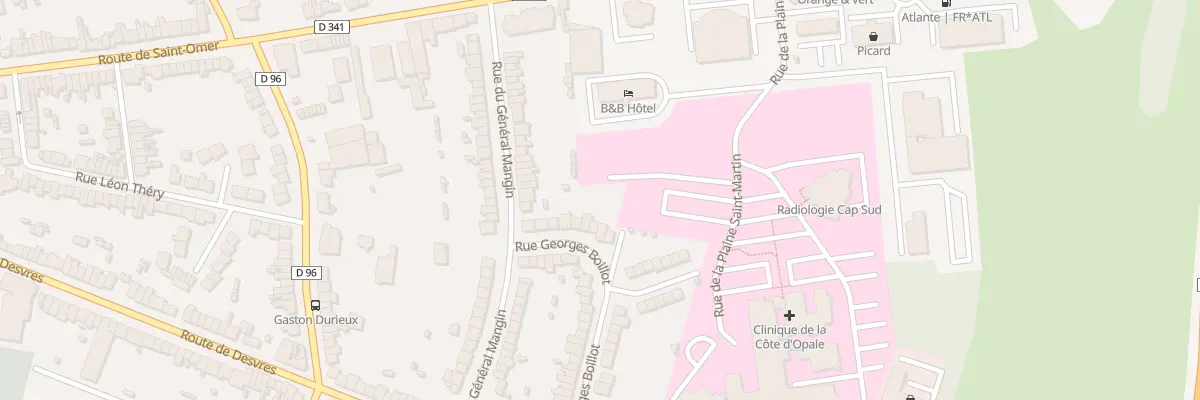 Plan du 17 Rue Georges Boillot à Saint-Martin-Boulogne