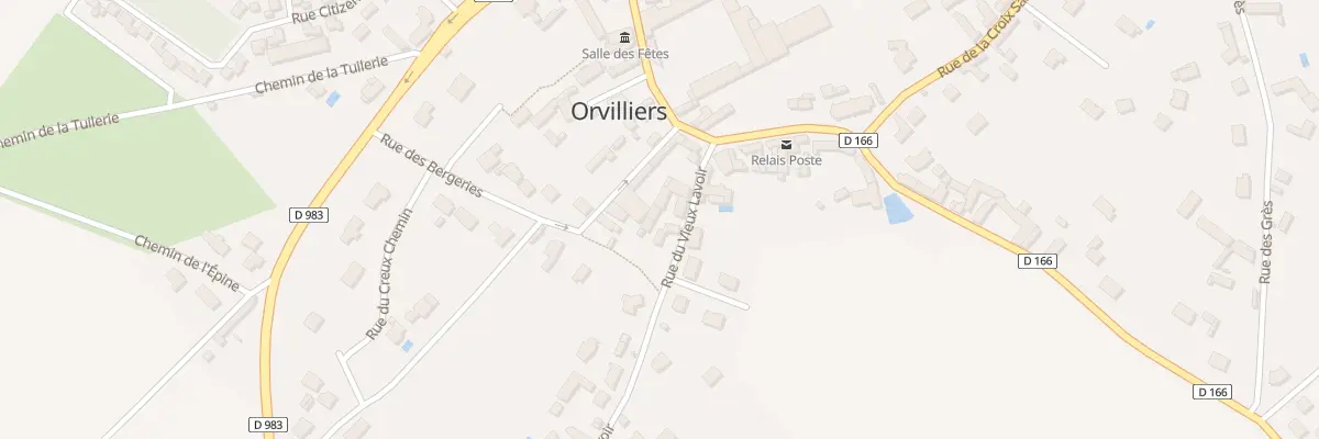 Plan du 6 Rue du Vieux Lavoir à Orvilliers
