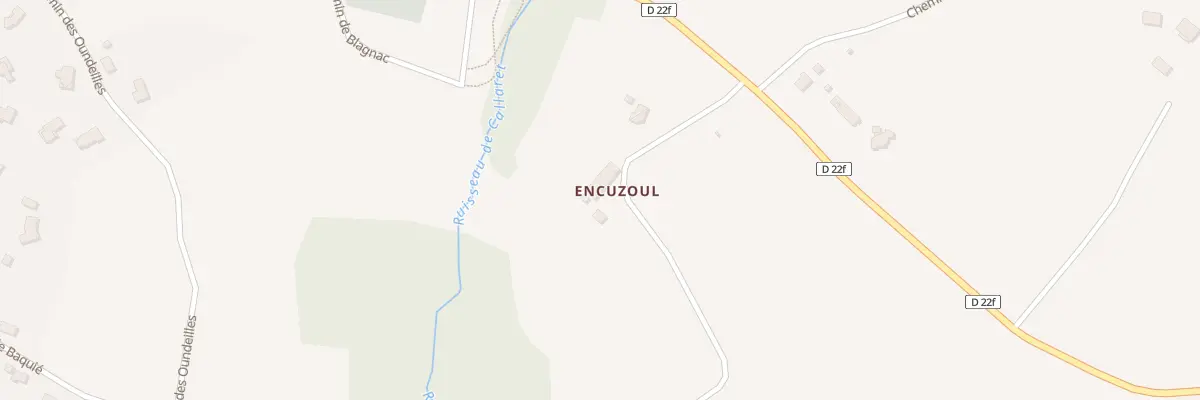 Plan du 97 Encuzoul à Roquesérière