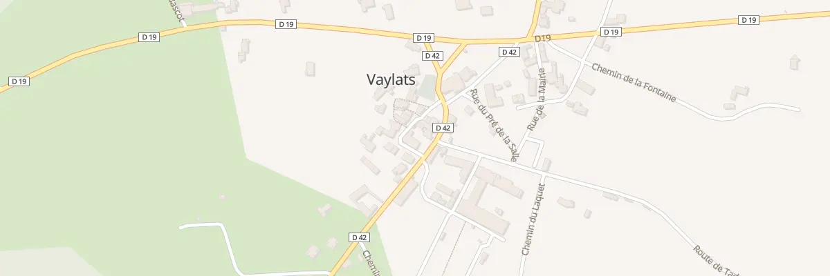 Plan du 5054 Vaylats à Vaylats