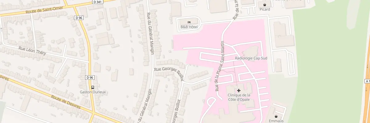 Plan du 21 Rue Georges Boillot à Saint-Martin-Boulogne