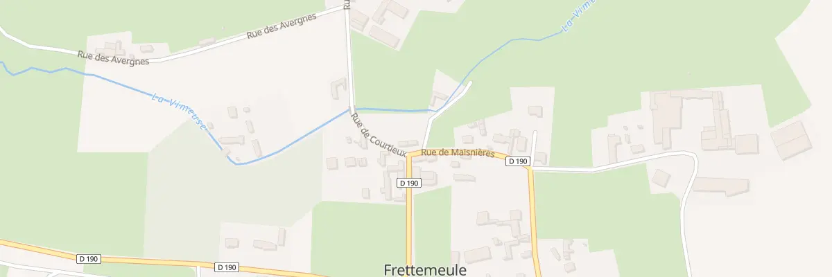 Plan du 16 Rue de Maisnières à Frettemeule